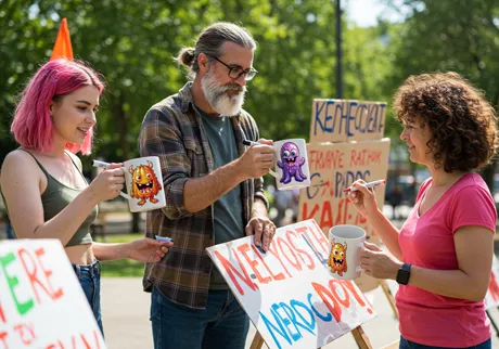 Miting ve sivil eylem ekipleri